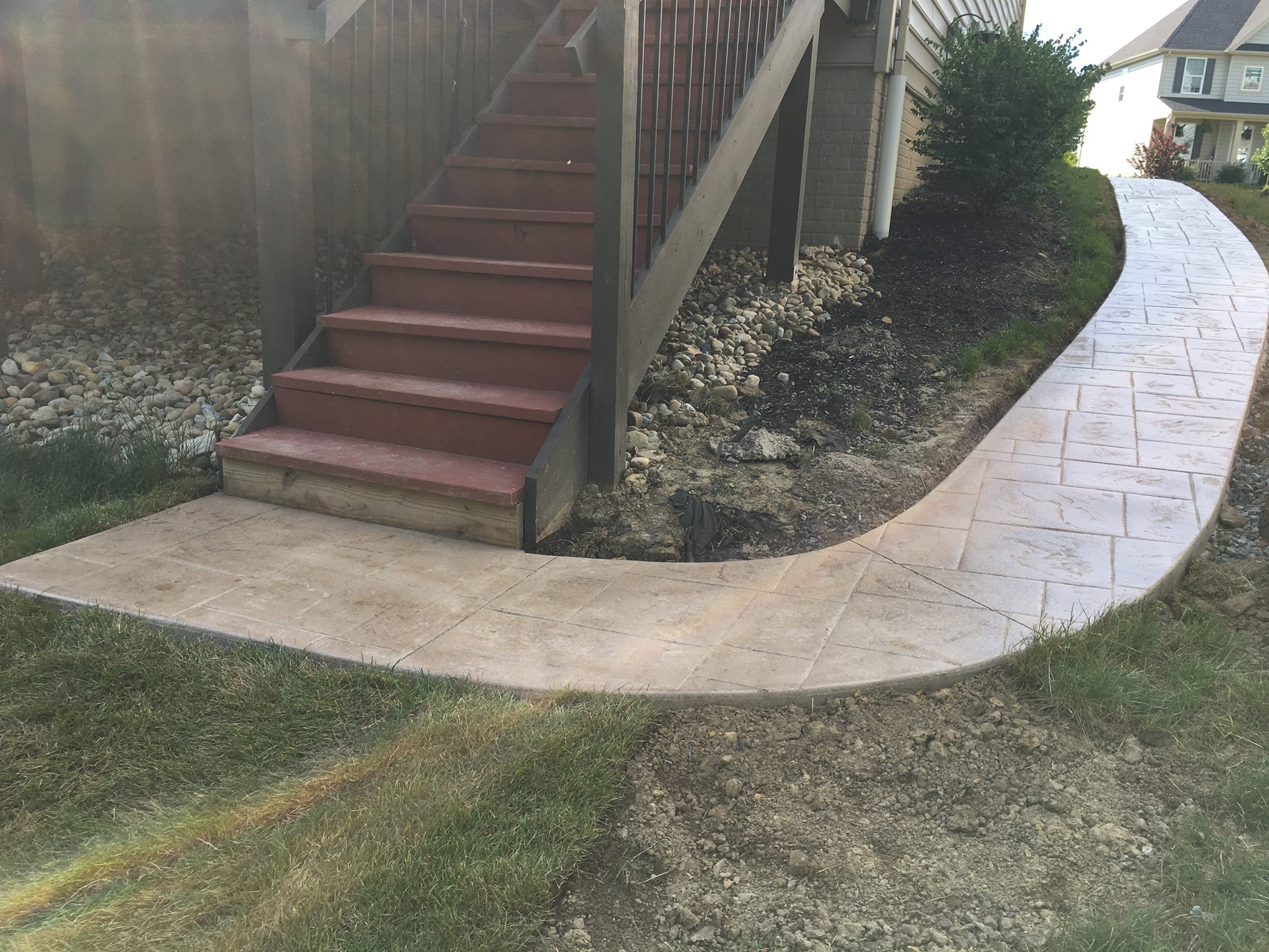 Curved Sidewalk