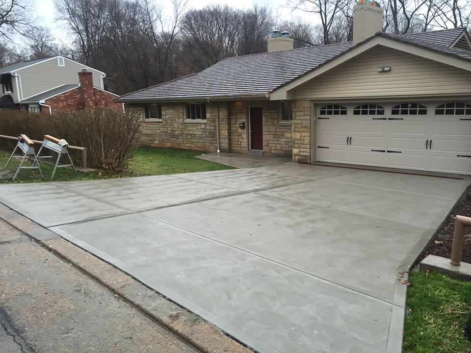 New Concrete Driveway